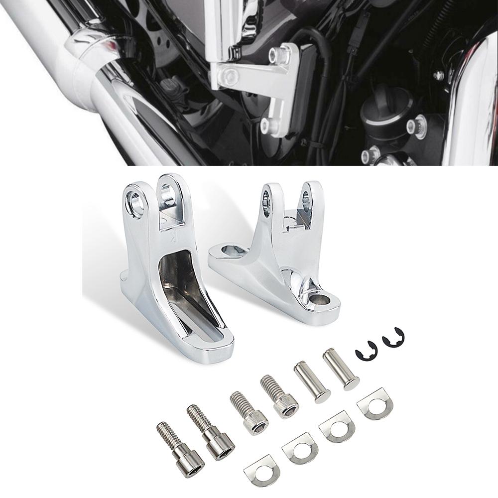 Universal MX Foot Pegs Motorcycle Adjustable Mini Floorboards - 360?? Rotating Foot Pegs For Harley Dyna, Touring, Sportster Models - Universal Black MX Pegs Adjustable Harley Foot Pegs Dyna Touring Sportster Black