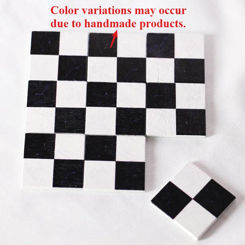 9Pcs/Set Miniature Dollhouse Accessories Dollhouse Flooring Solid Wood Floor Tiles Small Diy Dollhouse Accessories 1:12 Scale
