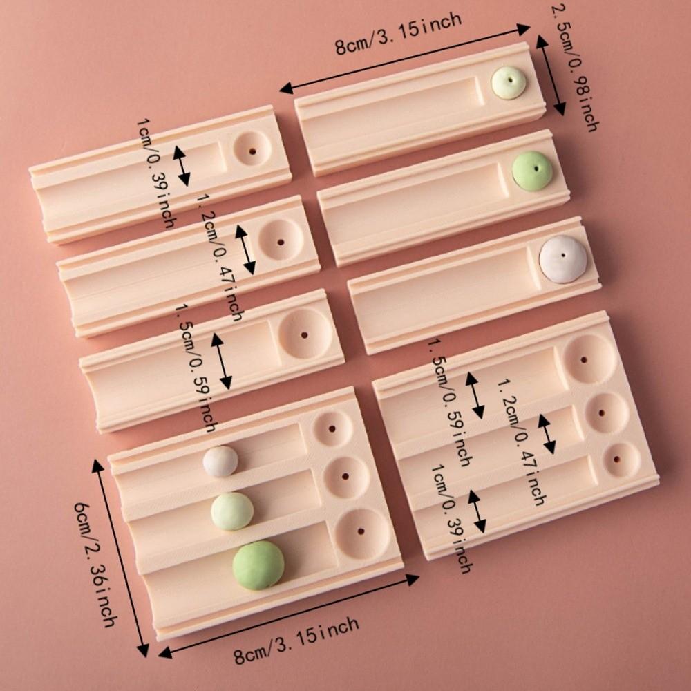 1 Pair / 3 Pairs with Hole Punch Round Ball Shaping Mold DIY Jewelry Earrings Necklaces