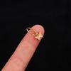 Henson's Love Butterfly Zircon Pendant Nose Ring - Fashionable European and American Style Pierced Nose Ornament.