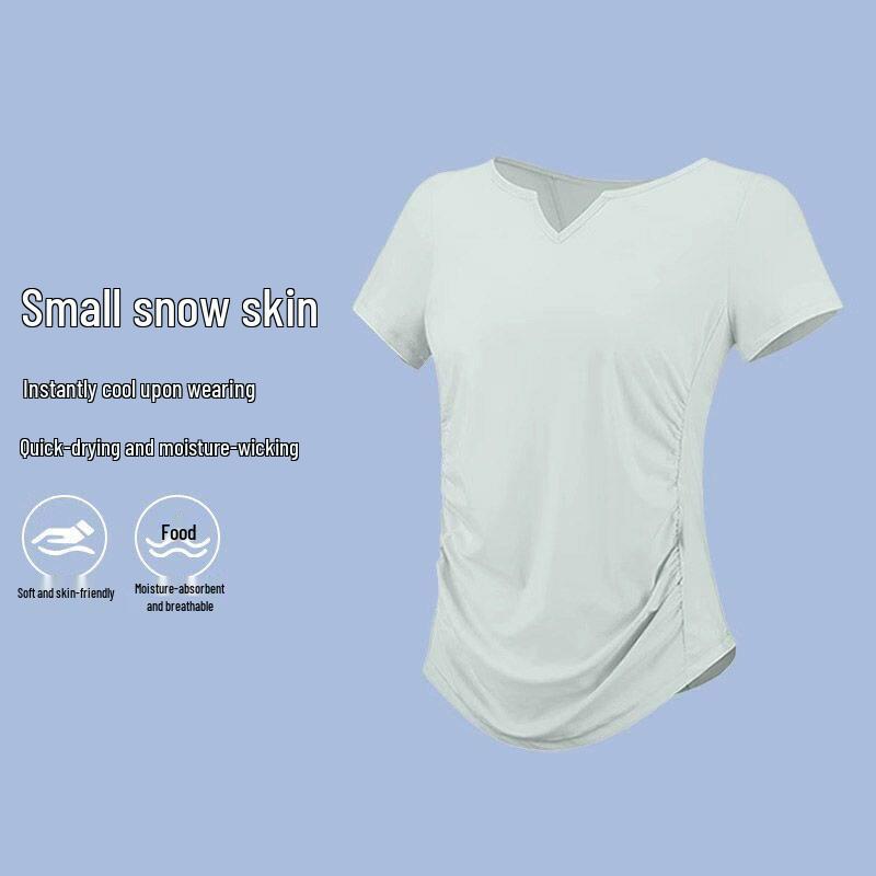 Women's Plus Size Quick Dry Yoga & Fitness Short Sleeve T-shirt, Running & Training Casual Top for Summer