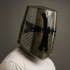Crusader Templar Helmet, Great Knight Patina Finish with Leather linier , Cosplay Role play Halloween Costume, Best Gift