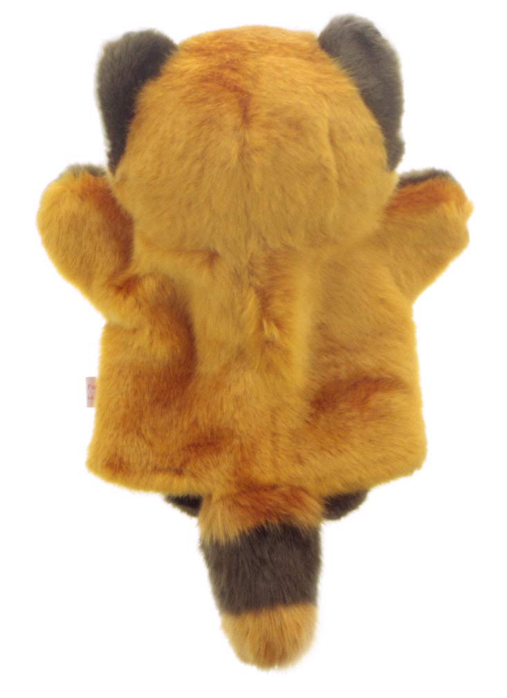 Roztomilá výprodejová kolekce loutek Zoo Panda červená loutka na ruku