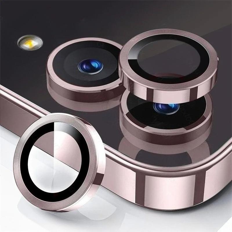 1-3PCS 9H HD Tempered Glass Camera Lens Protector Film Anti-scratch Alloy Metal Lens Ring Cover For Samsung Galaxy Z Flip 7 6 5