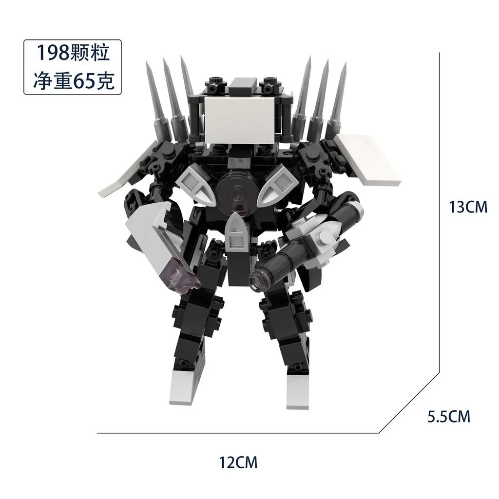Titan ClockMan Upgrade Blocks TVman Mini Blocks Titan Dragon Drillman Titan Cameraman Building Dark Clock Man Blocks Mini Figure
