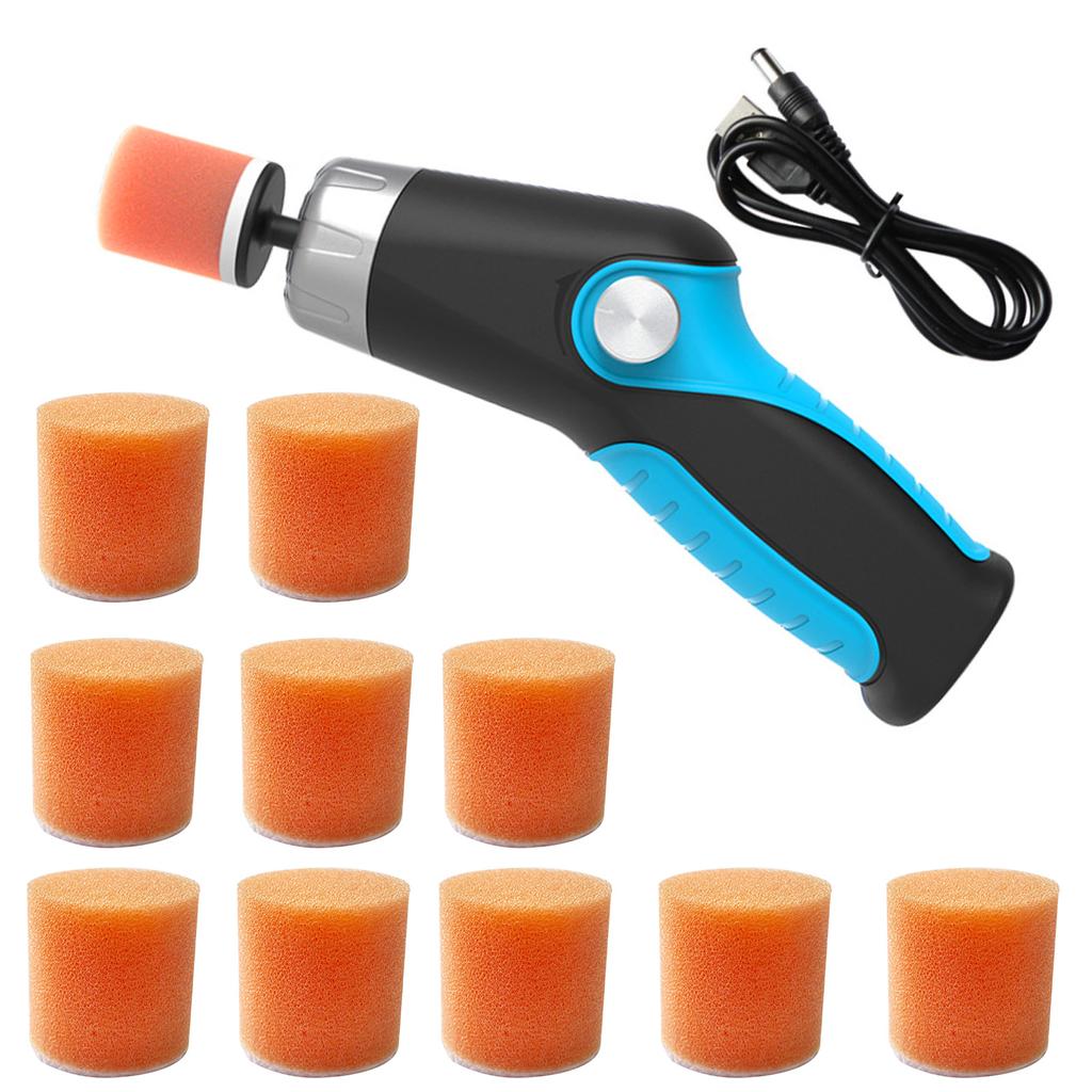 Electric USB Rechargeable Car Polisher Kit Mini Portable Automobile Grinding Scratch Repairing