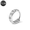 Titanium G23 Zirconia Nose Ring 16G Piercing Jewelry - Amethyst Alloy Set