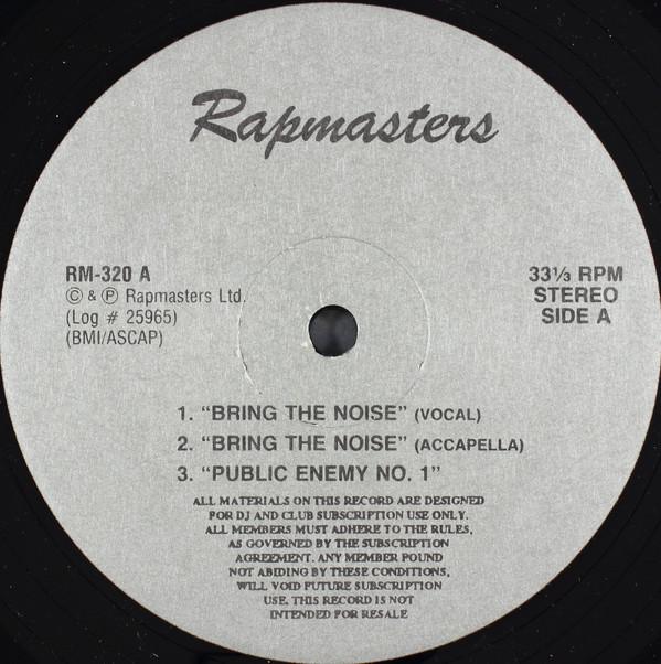 

12inch Record PUBLIC ENEMY, ERIC B. & RAKIM, JUST - Rapmasters RM320 Rapmasters US Rap & Hip-Hop/R&B Used