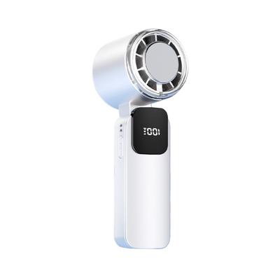 Rechargeable Cooling Hand Fan 3500mAh Battery 199Wind Double Airflows Design Foldable Quiet Motor For Indoor Outdoor Use