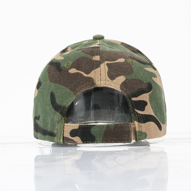 Curved Brim Camouflage Baseball Cap Outdoor Sports Sunshade Camouflage Hat Camping Military Training Duckbill Cap