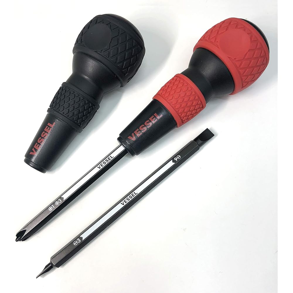 [Amazon.co.jp Exclusive] VESSEL (VESSEL) Ball Grip Interchangeable Screwdriver Set 220W-B2AC