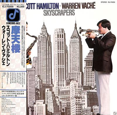 LP Record SCOTT HAMILTON  Skyscrapers ICJ70200 CONCORD JAZZ 1980 Japan Obi Jazz Used