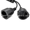 0.42m European Standard German Extension Cable with Dual Switch Indicator