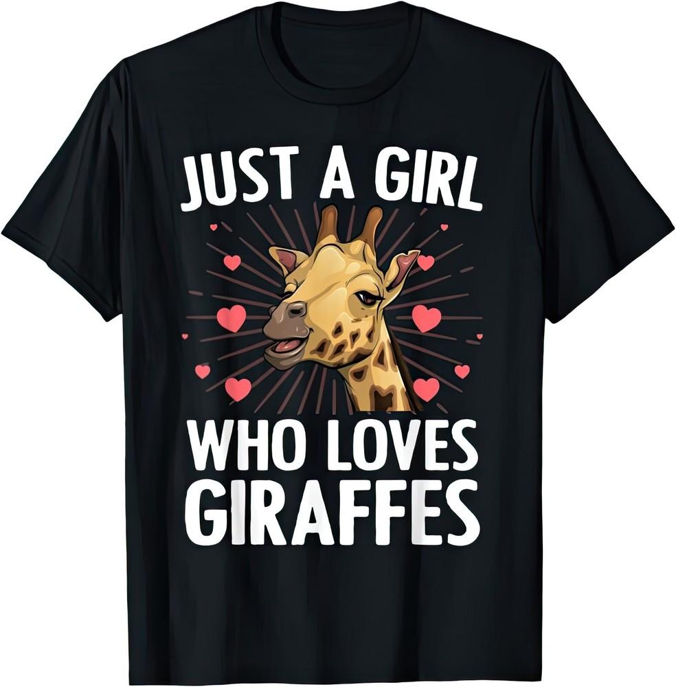 Just A Girl Who Loves Giraffes T Shirt