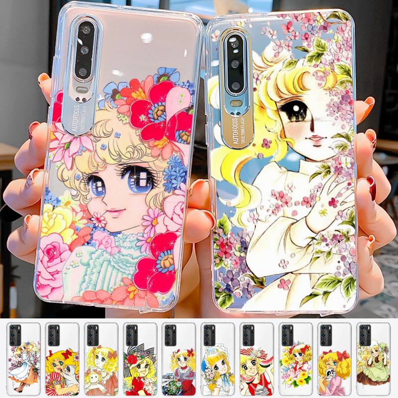 Manga Candy Phone Case for Huawei Honor 8X 10 20 lite 10i 20i 50 60 70 P30 P50 Pro Y5 Y6 Y9 prime Mate 50 Cover