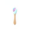 Children Lunch Silicone Tableware Baby Bowl Spoon Wooden Handle Silicone Spoon Cup Bowl Baby Silicone Bowl Lunch Feeding