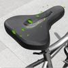 Black Cycle Saddle Textured Padded Bike Comfortable Fit Seat