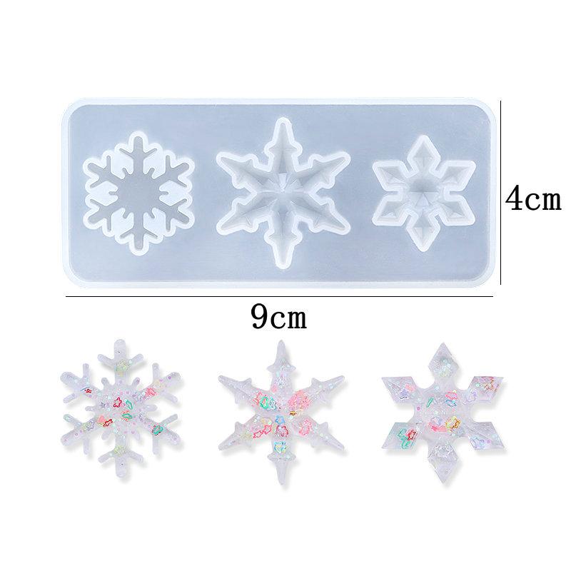 Snowflake Epoxy Resin Mould Casting Tools Silicone Snowflake Mold Handmade Jewelry making Tools DIY Crafts Epoxy Resin Molds