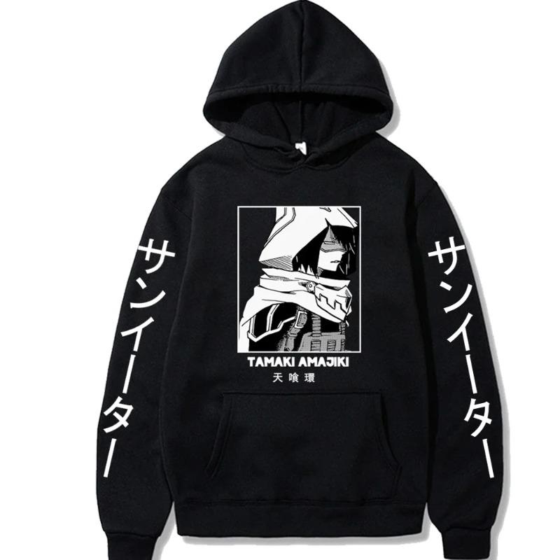 My Hero Academia Anime Print Women Men Hoodies Harajuku Tamaki Amajiki Sweatshirt Pullovers Fashion Autumn Fleece Top