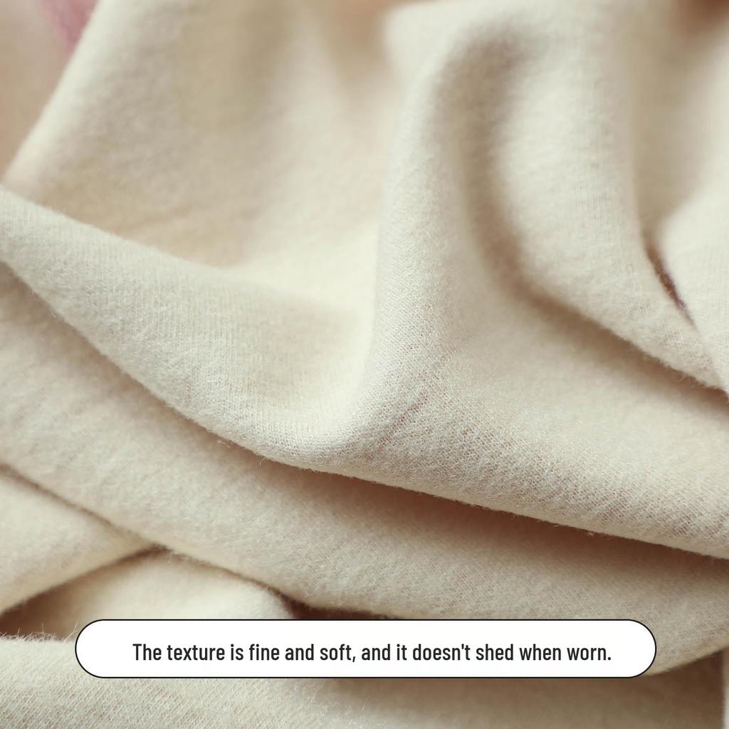 Damen Langarm-Basisshirt aus 250g Maulbeerseide mit gebürstetem Fleece und kleinem Stehkragen für den Herbst