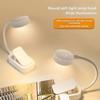 Mini USB Rechargeable Clip‑on LED Reading Light, 3 Modes Adjustable Portable Book Lamp for Bedroom & Travel