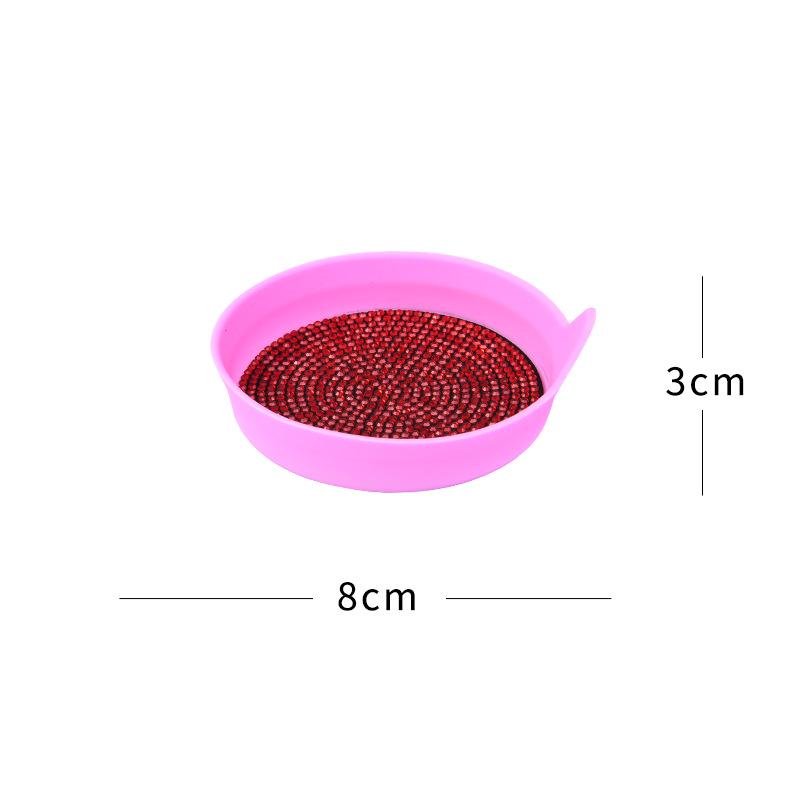 Exclusive Diamond Car Coaster: Non-slip, Heat-Resistant Silicone Cup Holder Pad