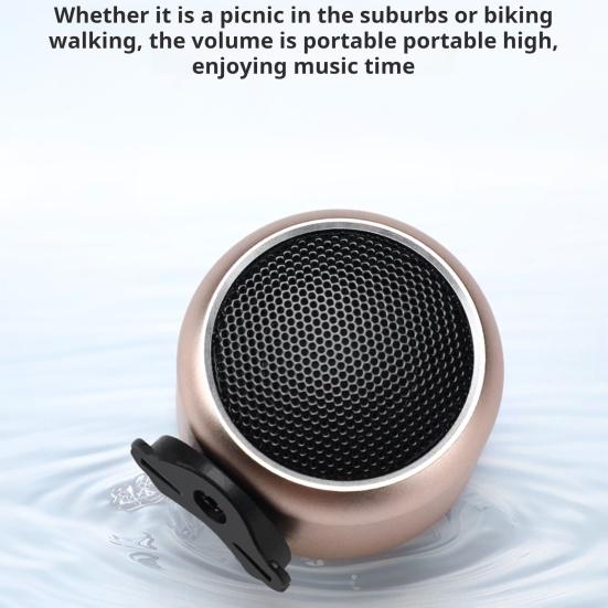 Bluetooth-compatible Speaker Waterproof Rechargeable Wireless Bike Compact Design Horn Portable Mini Speaker