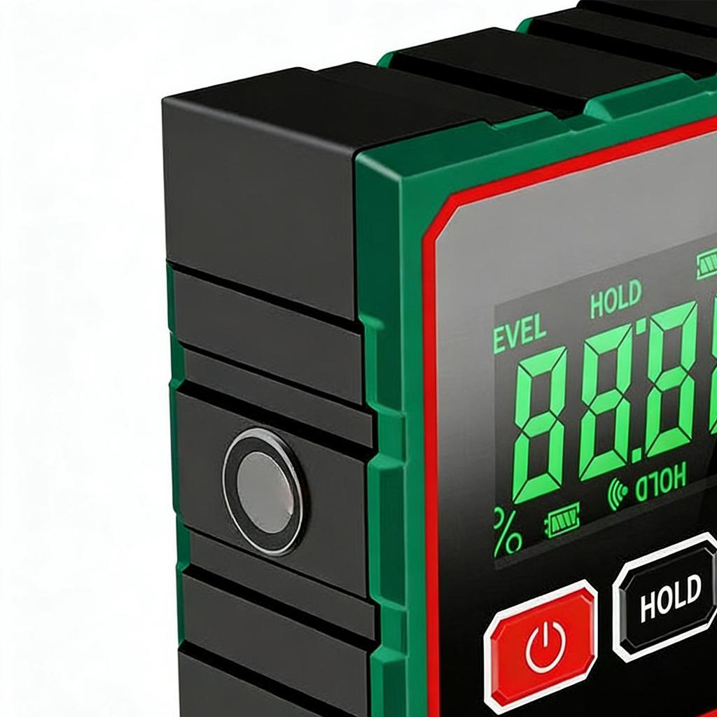 Digital Angle Finder Magnetic Digital 4-side Magnetic Level Gauge Box Waterproof Angle Finder For Outdoor Workshop Construction