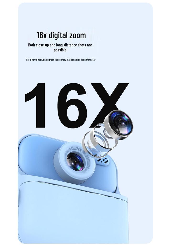 Children's 4800W HD Mini Instant Print Camera