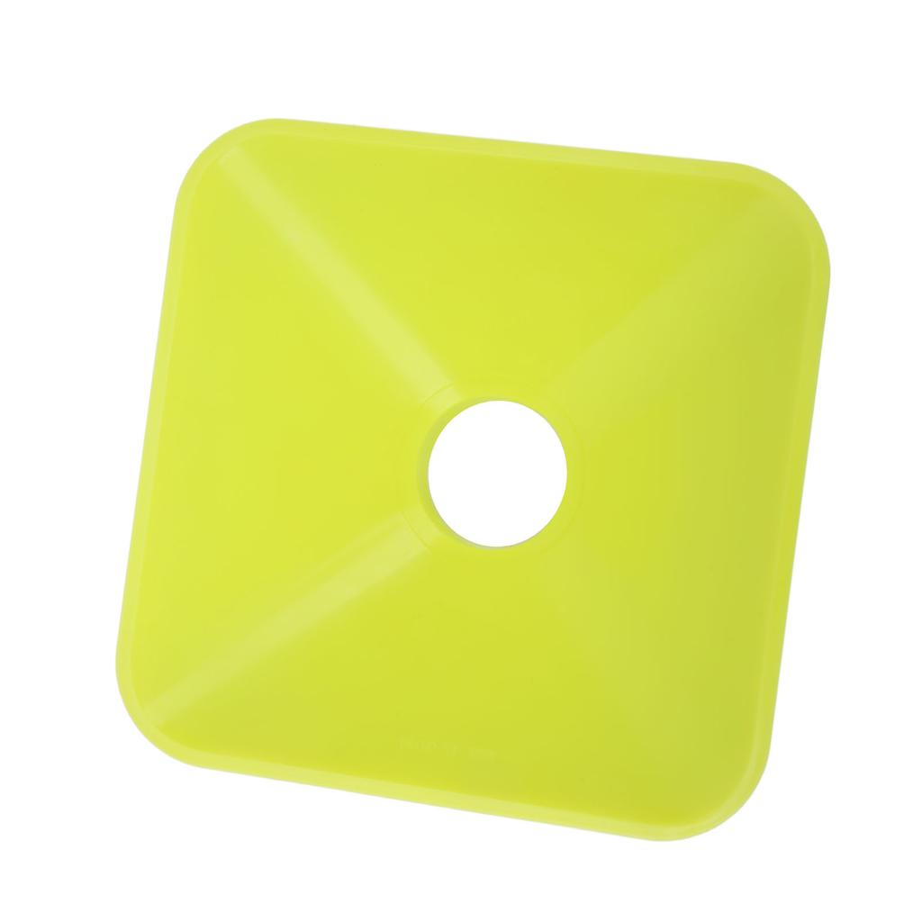 10PCS Training Cones Square Bright Color Stackable Compact Cones Marker for Sports Football Green