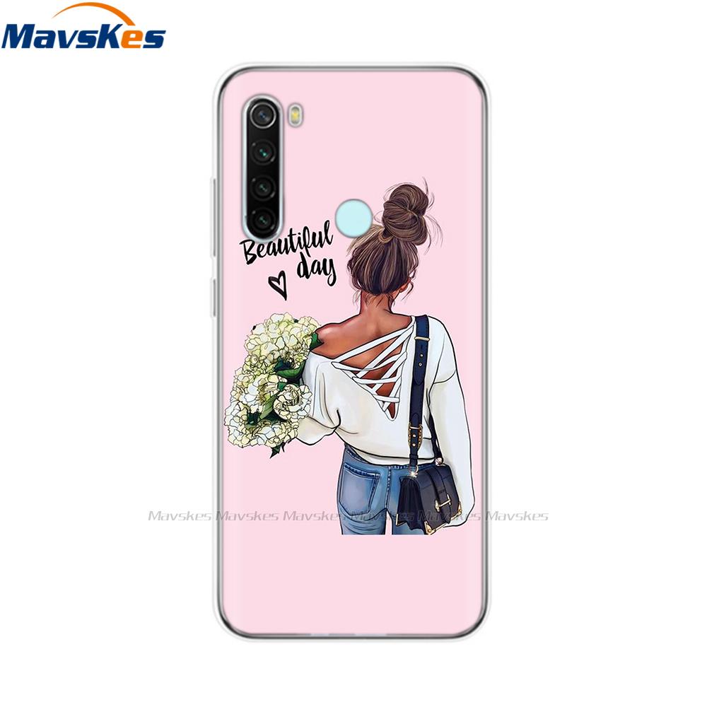 Phone Case for Xiaomi Redmi Note 8T Case 6.3" Silicon Soft TPU Back Cover for Redmi Note 8 8T Note8 Pro Case Protect Shell Coque