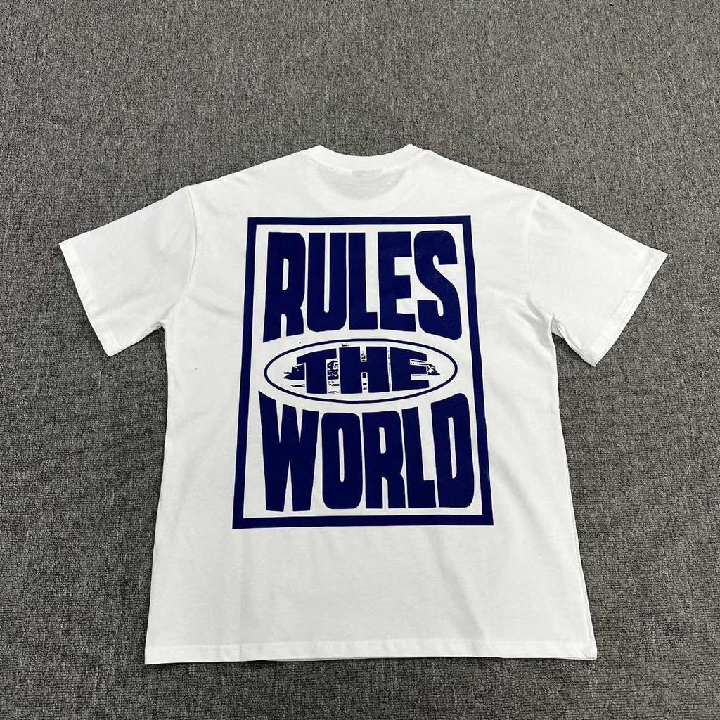 VibeStreet Summer New Printed Short Sleeve T-shirt Loose Round Neck Casual Fashion Brand Top