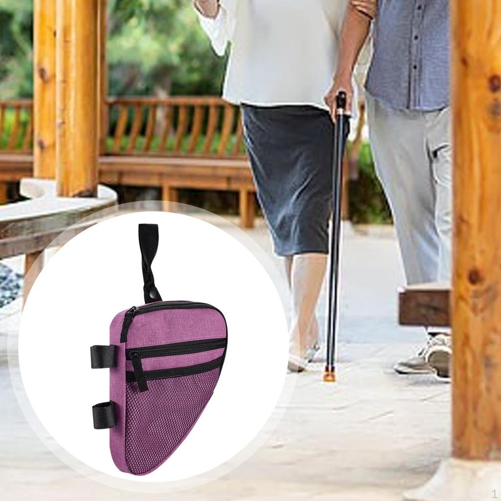 Crutch Accessories Bag and Mesh Pocket, Eblow Storage Pouch, Forearm