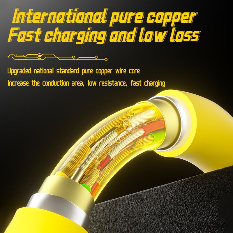 Smart LED Digital Display Cable 4-in-1 66W PD Quick Charge Real Time Power Monitoring Compatible iPhone Samsung Huawei Xiaomi