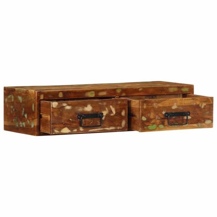 VidaXL Wall-mounted TV Cabinet 80x30x19 Cm Solid Reclaimed Wood, Media Unit, Sideboard, Entertainment Center, 4017462