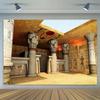 Ancient Egyptian Backdrop Temple Tombs Pharaoh Sarcophagus Background Party Wall Decoration Poster