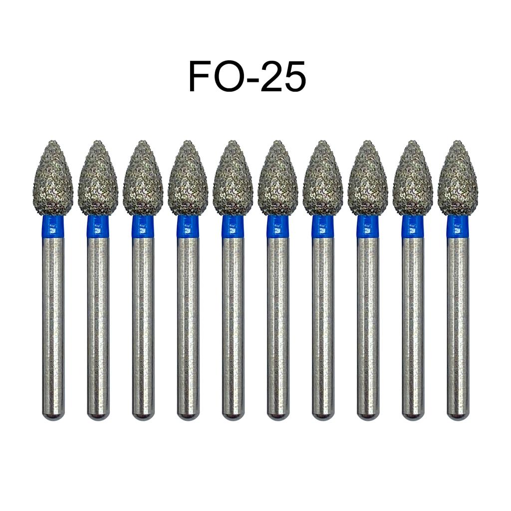 Nun Ck 10 Stück/Packung Dental Diamantbohrer für Hochgeschwindigkeits-Handstück Zahnarztbohrer FG-Serie Durchmesser 1,6 mm