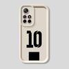 Soft Shell Phone Case for Xiaomi Redmi Note 13 14 Pro Plus 10 11 12 Pro 12s 11s FootBall Number