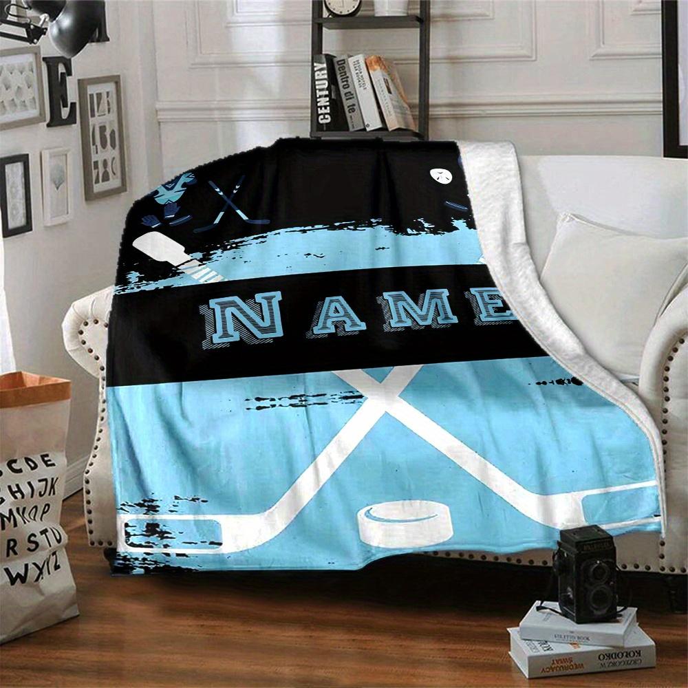 Home Hockey Theme Blanket Fashion Home Blankets Used For Chair Office Sofa Bed Camping Soft And Warm Giving Friends And Relatives Birthday Gifts