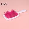 Ergonomic Grip Hair Brush Detangling Hollow Handle Scalp Massage Women Girls Wet Mesh Design Dry Long Curly Fluffy Styling Comb Hairdressing Tool And