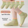 Girls' Summer Mesh Socks - Lightweight and Breathable Short Boat Socks for Spring and Summer