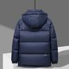 Mens Short Down Jacket With Hood 90% White Duck Warm Thick Winter Coat Daily Urban Wear