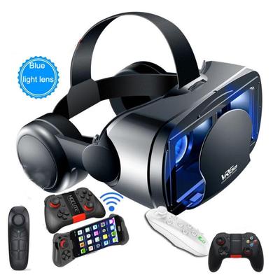 Occhiali VRG Pro 3D VR Occhiali VR grandangolari visivi a schermo intero per realtà virtuale per occhiali da vista per smartphone da 5 a 7 pollici