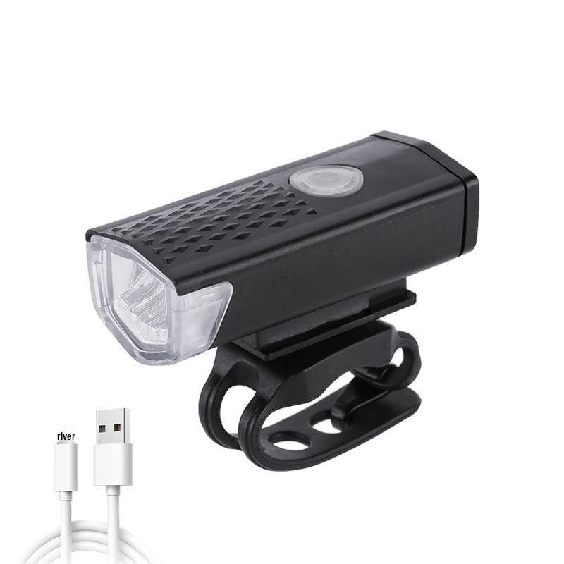 USB Rechargeable High-Brightness Bicycle Headlight - Model 2255 for Night Riding and Mountain Biking