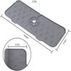 Kitchen Sink Mat Silicone Splash Guard Water Absorbent Drying Pad Countertop Protector Bathroom Mat Drainage Trays Non Slip