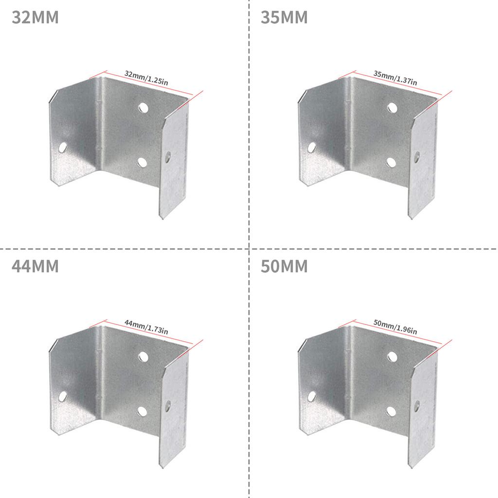 Heavy Duty Galvanized Fence Clip Secure Windproof Panel Attachment multiple Sized Not Corrosion Metal Fasteners for Home