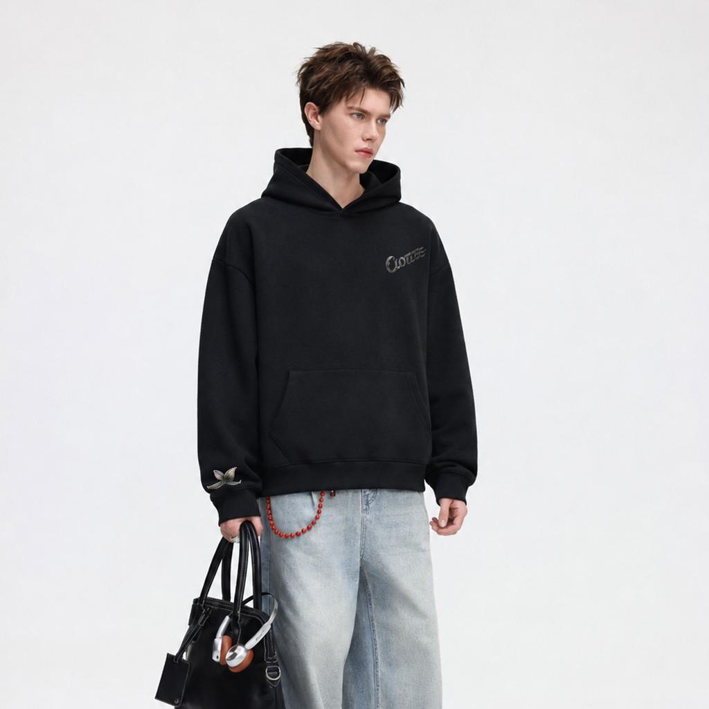CLOT Sweatshirts Unisex Hooded Non Detachable Moderate Straight Fit EL2630120G130045-P1