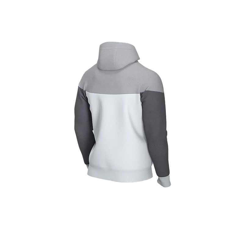 Nike Colorblock Paneled Sport Hoodie With Logo Jacket Men Outerwear Grey AT5271-102