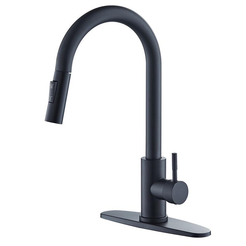 Handun 304 SS Pull-Out Kitchen Faucet