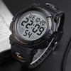 Timever digital wristwatch mens waterproof LED watch sports alarm stopwatch functions large easy-to-read display includes Japanese instruction manual